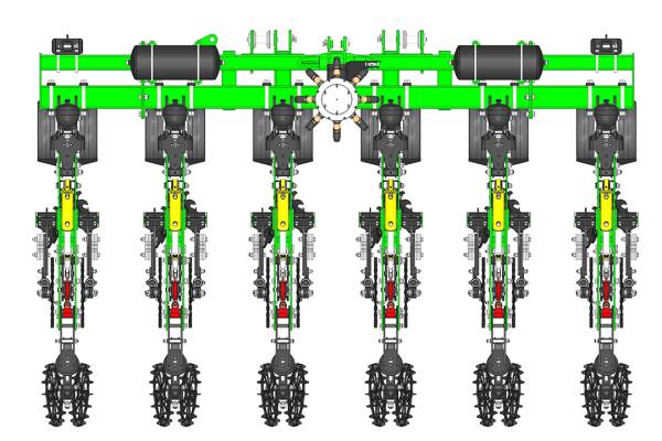 Агрегат полосового обробітку Strip-till HERCULES 6